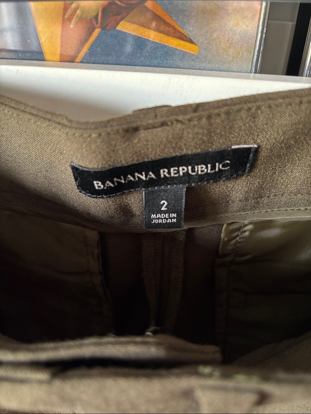 Banana Republic Olive Pants - Picture 4 of 5